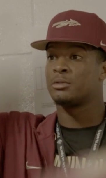 Watch Jameis Winston's fiery halftime speech during Florida State's win over Ole Miss